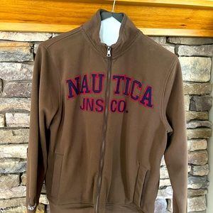 Nautica zip up sweatshirt